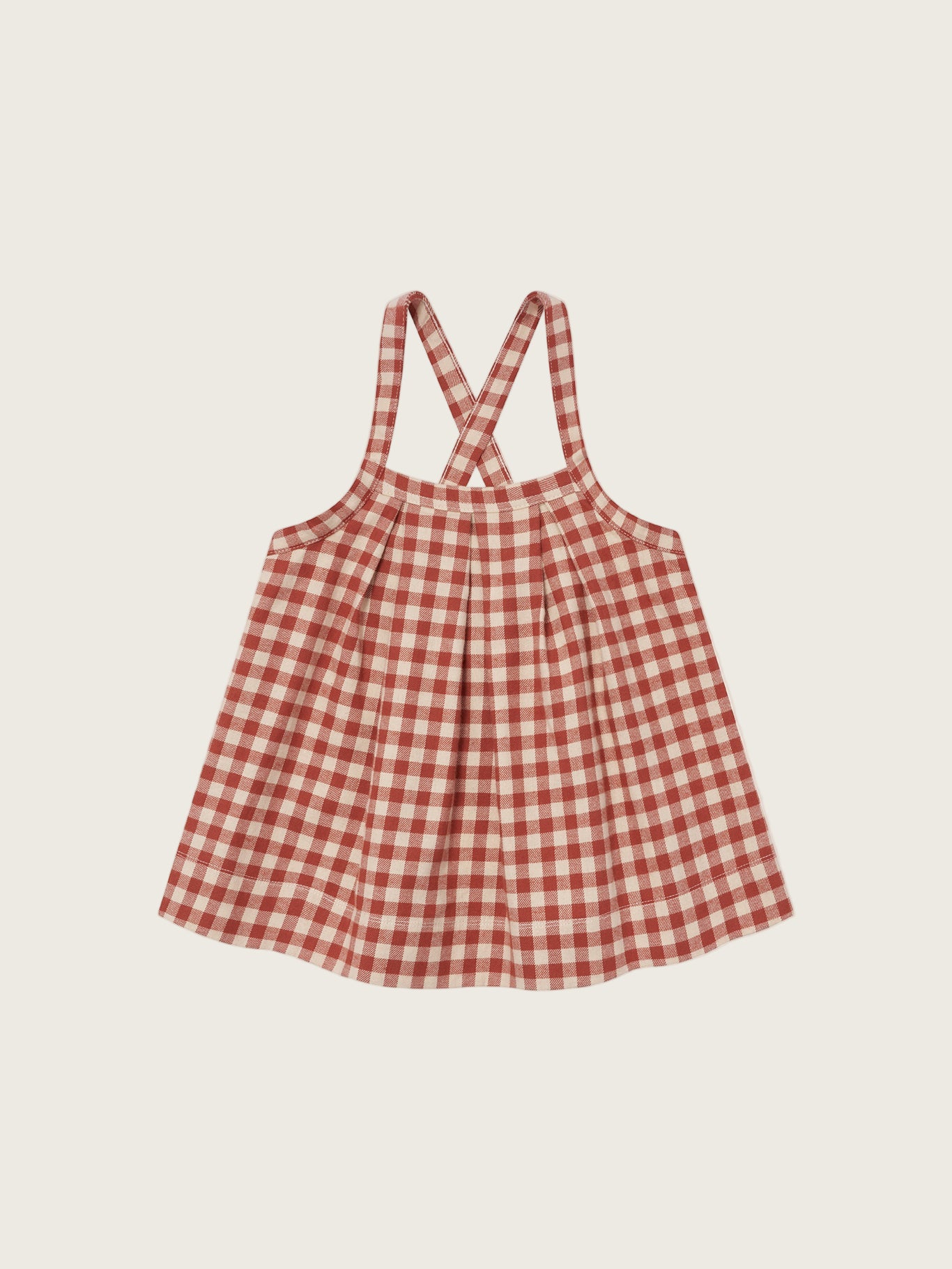 Paprika Gingham Tribe Skirt