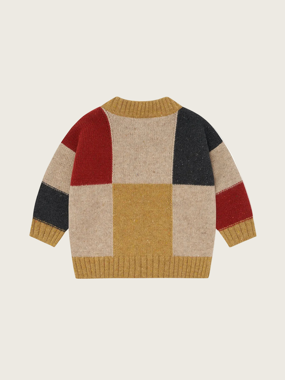 Patchwork Wool Jumper
