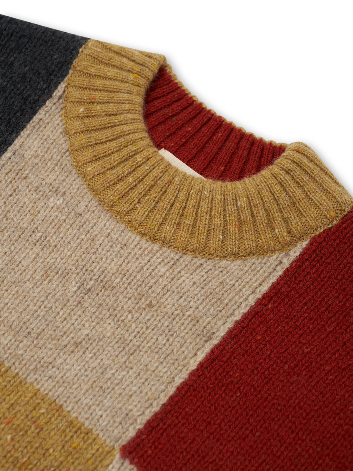 Patchwork Wool Jumper