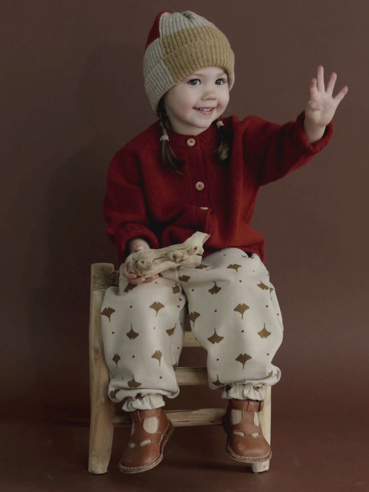 Paprika Wool Cardigan Toddler