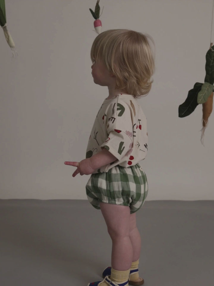 Dill Gingham Shortie