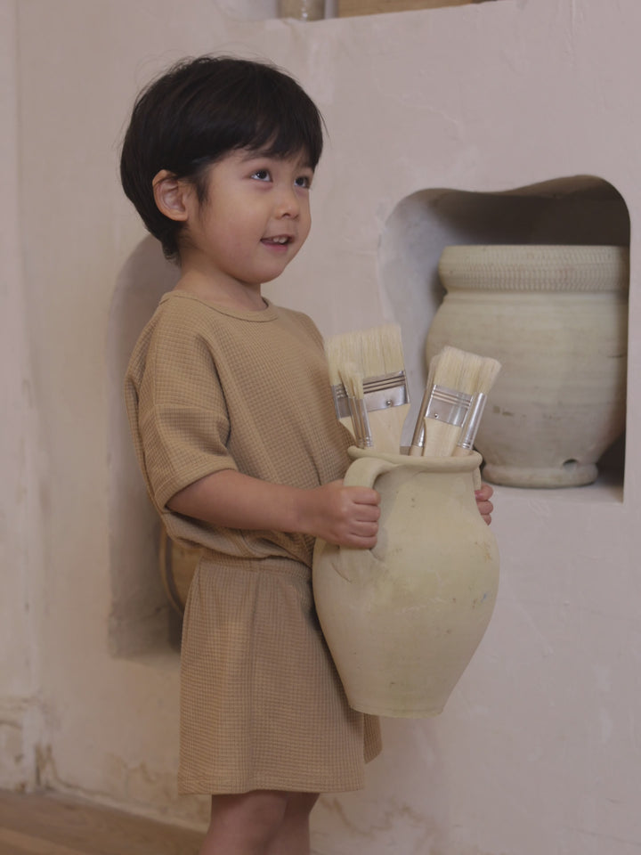 Claypot Waffle Boxy T-shirt