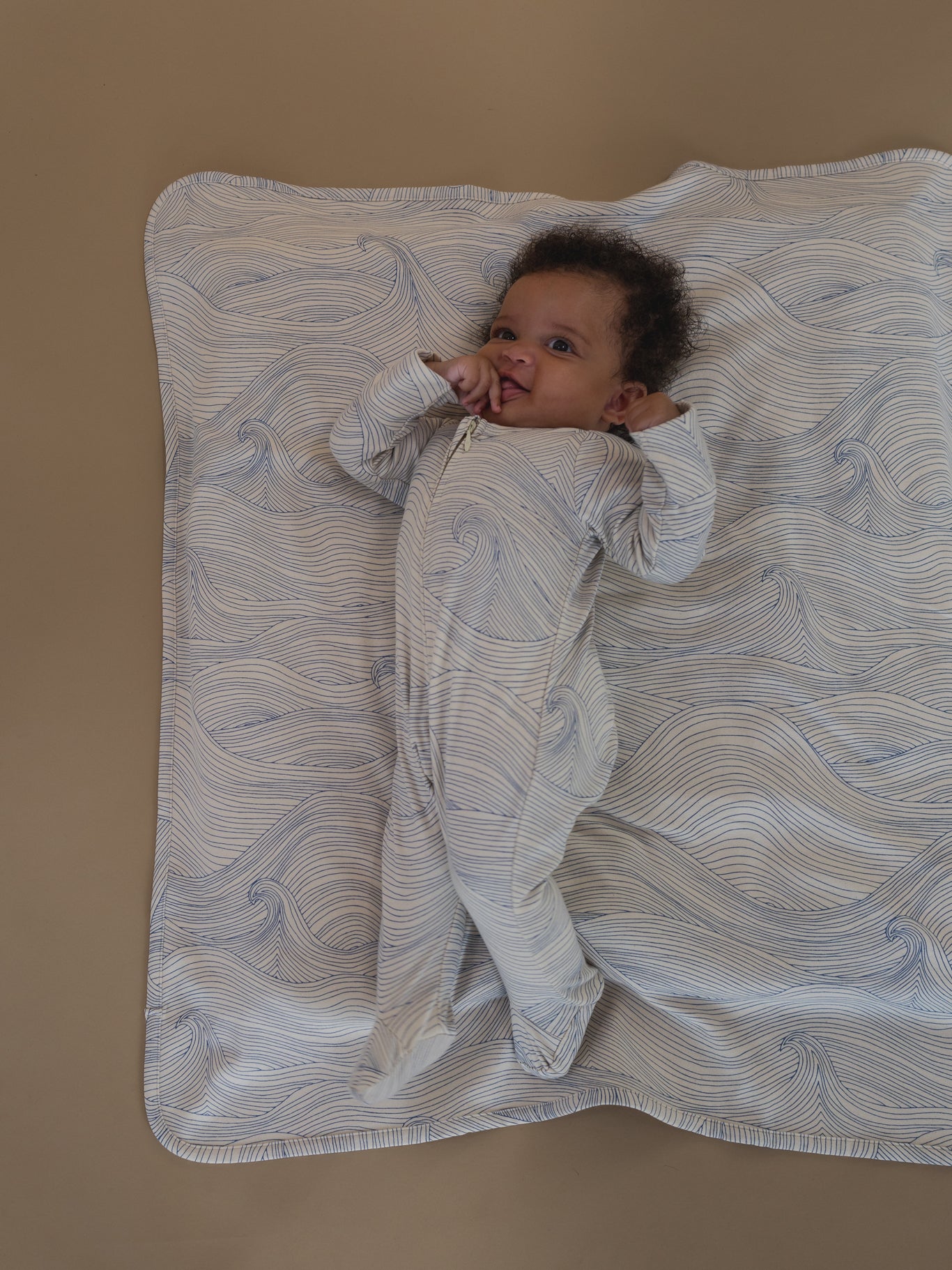 Seascape Zip Sleepsuit | Organic Zoo