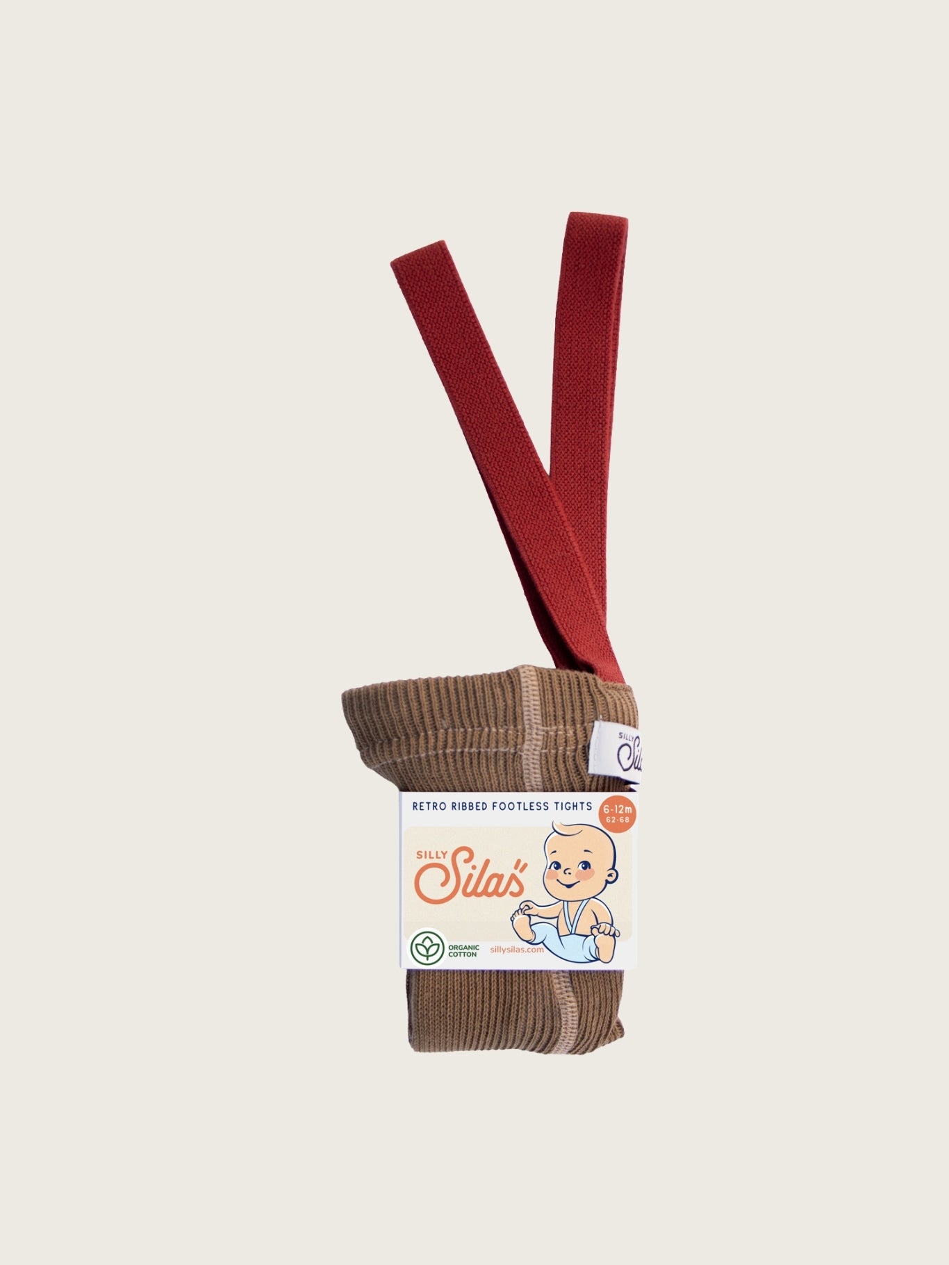 Acorn Brown Tights with Maple Leaf Braces