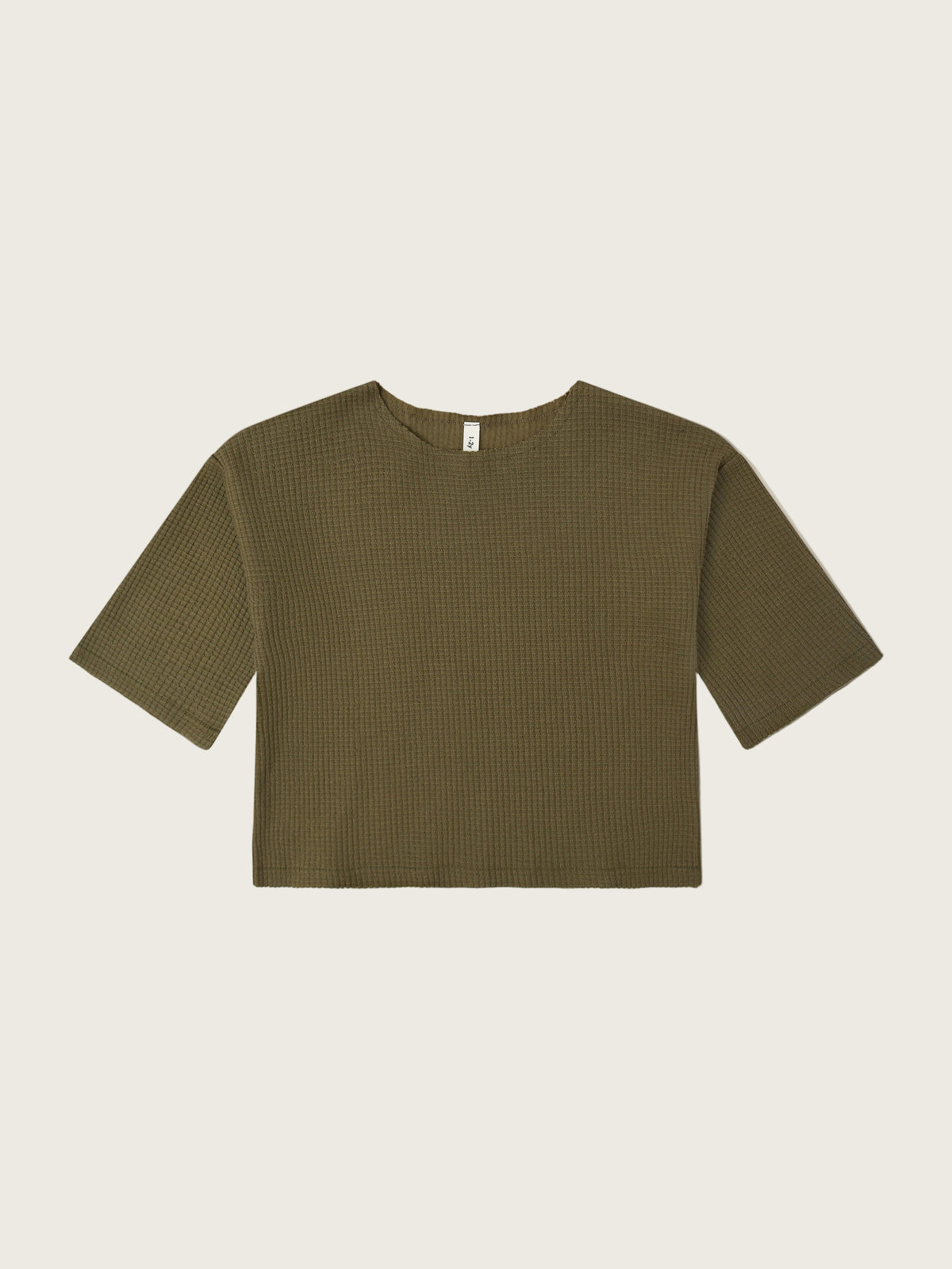 Waffle Boxy Sweatshirt