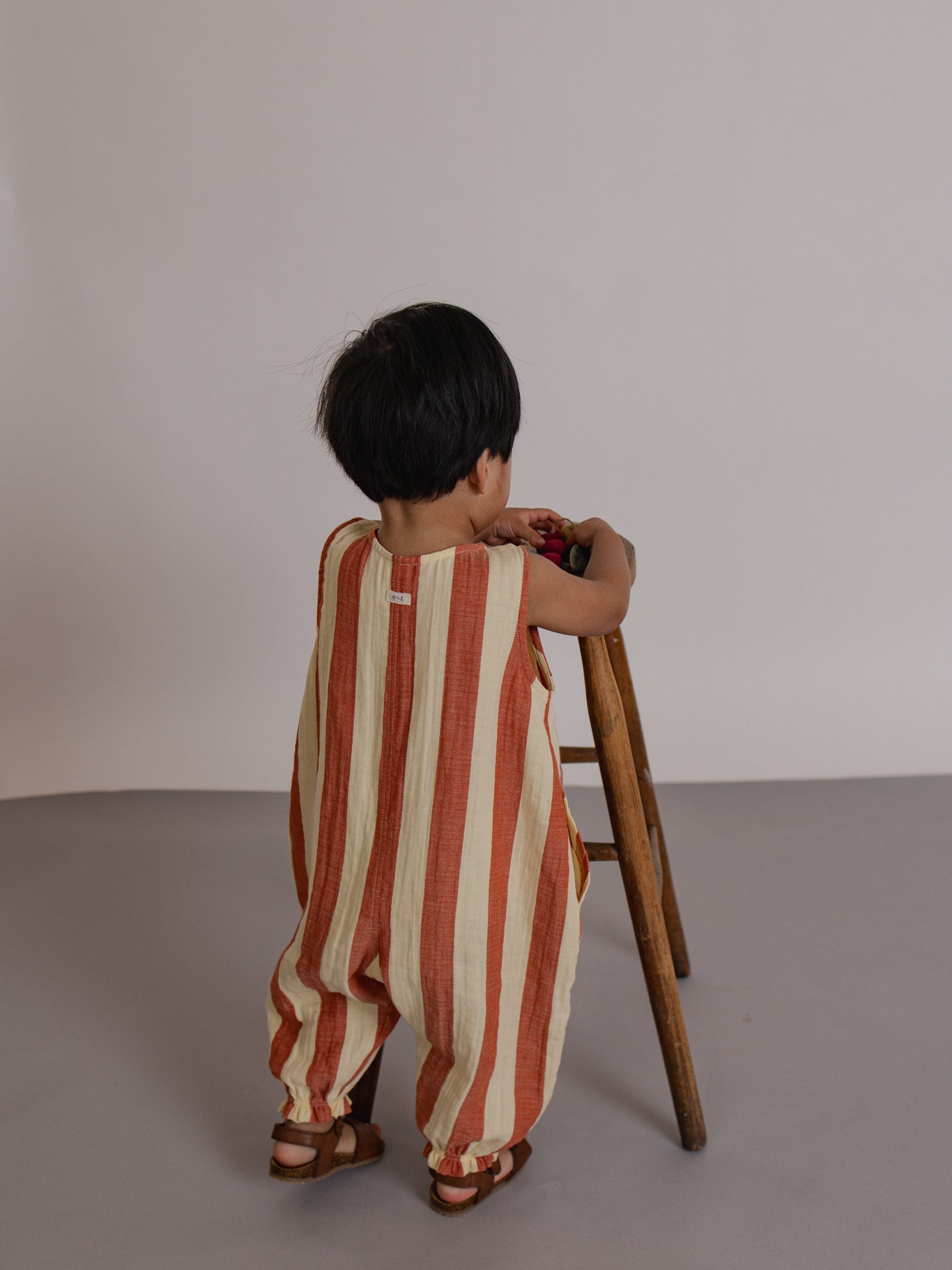 Tomato Stripes Jumpsuit