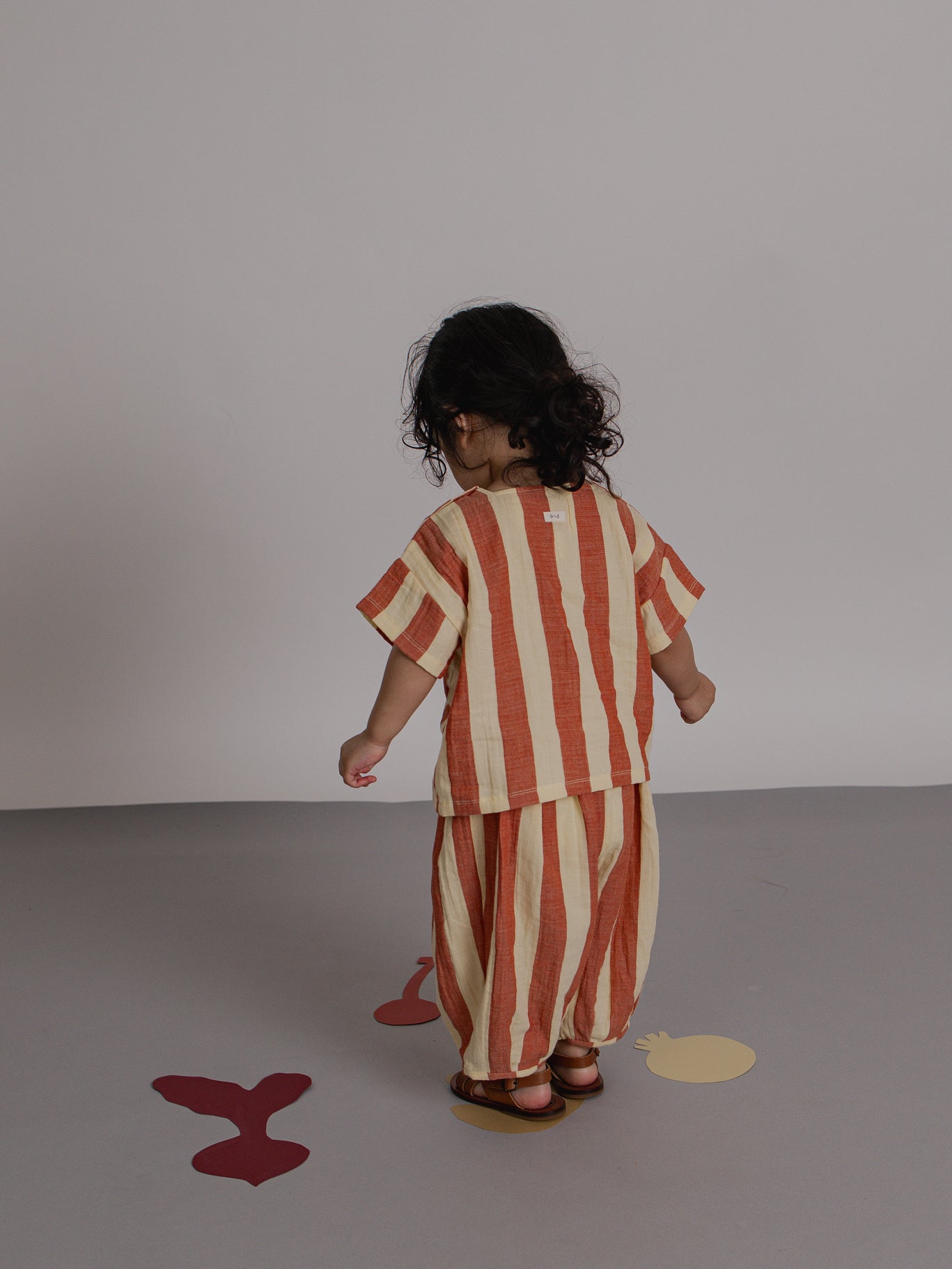 Tomato Stripes Resort Pants | Organic Zoo