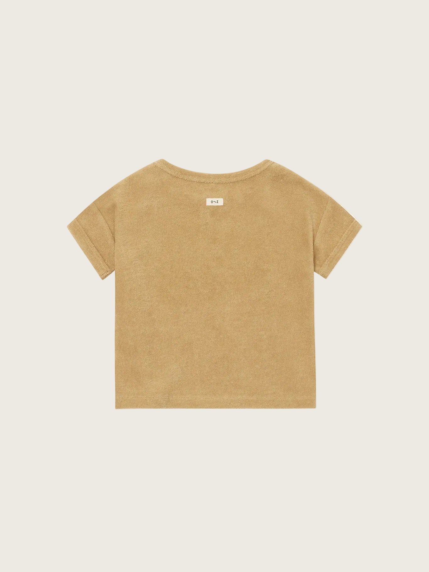 Wheat Terry Boxy T-Shirt | Organic Zoo