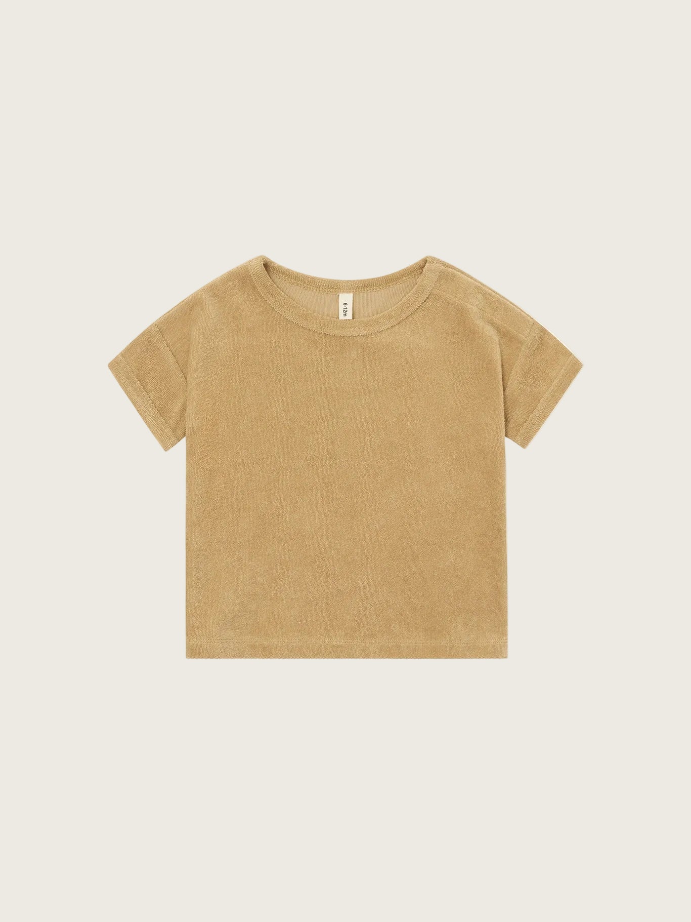 Wheat Terry Boxy T-Shirt | Organic Zoo