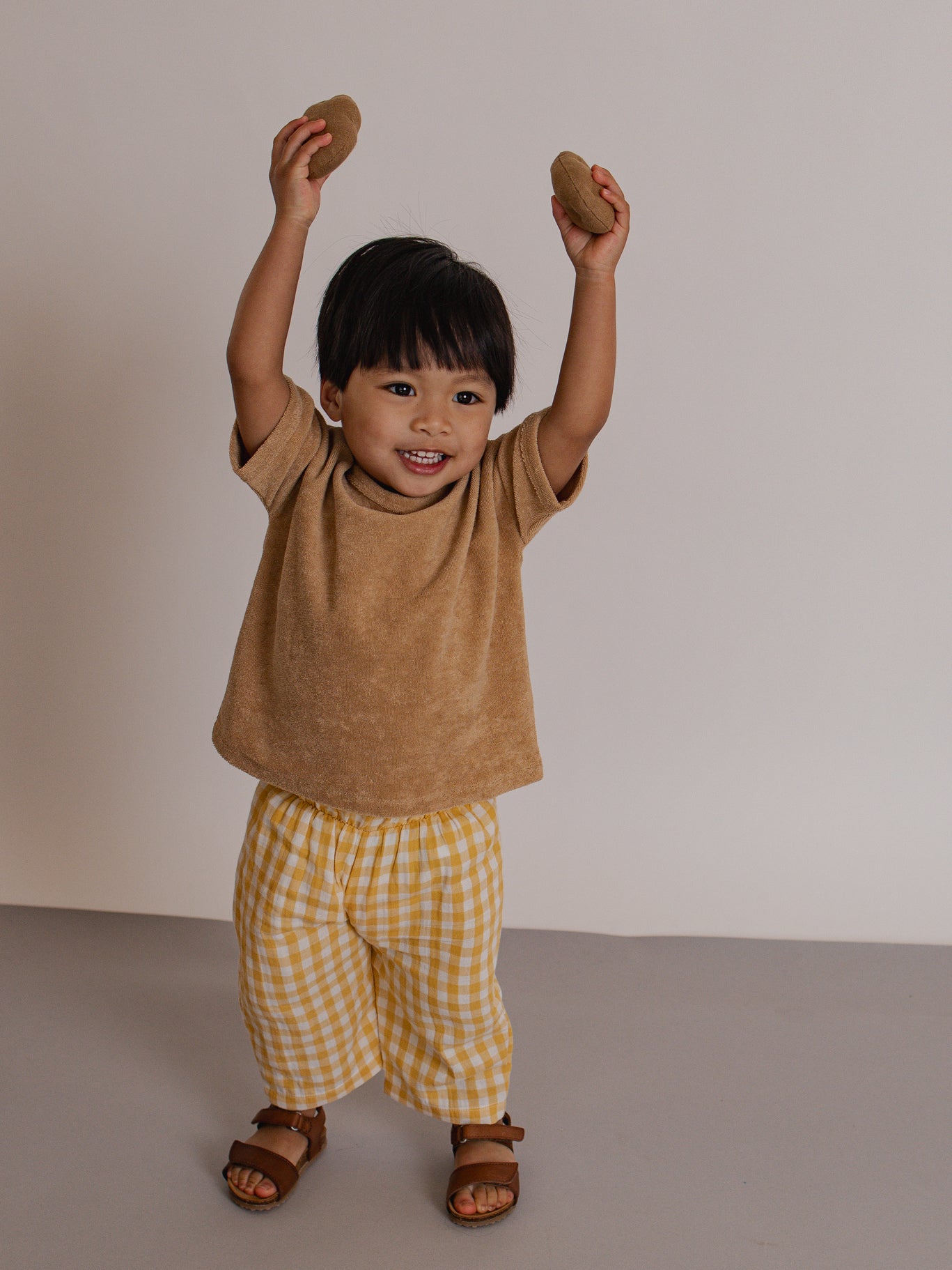 Honeycomb Gingham Fisherman Pants | Organic Zoo