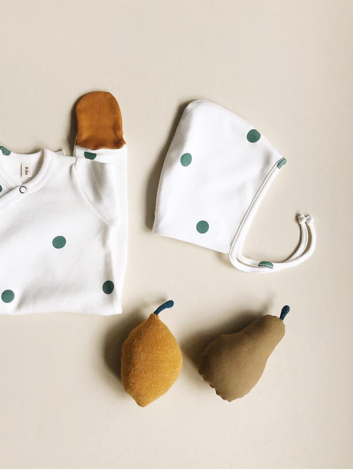 Oat Dots Pixie Bonnet