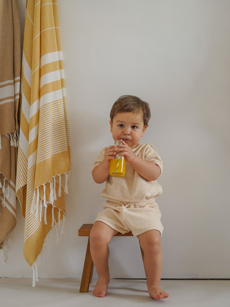 Pebble Terry Rope Shorts