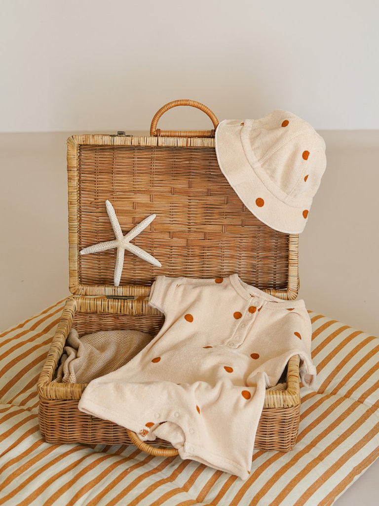 Dots Terry Bucket Sun Hat