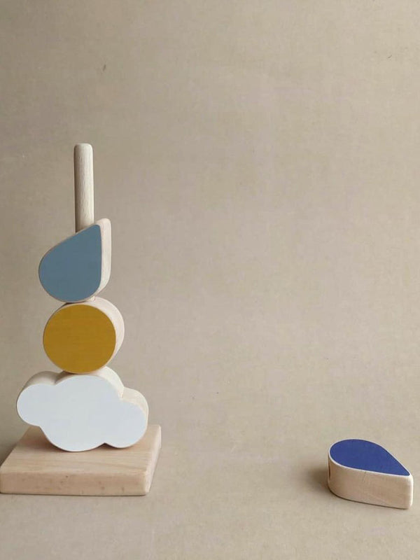 CATCH THE CLOUD wooden stacking toy