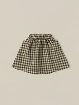 Olive Gingham Tutti Skirt