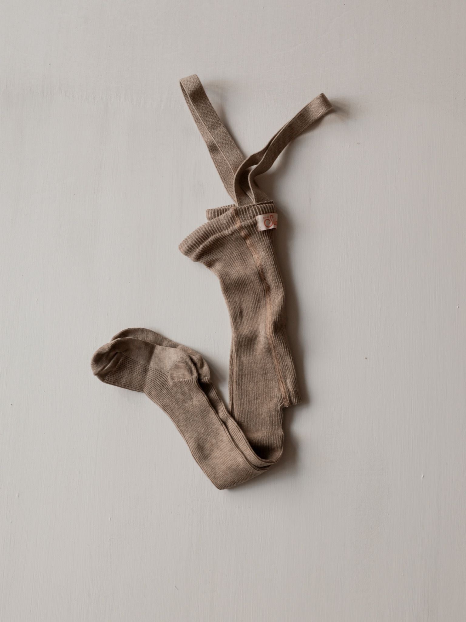 Peanut Blend Footed Tights with braces