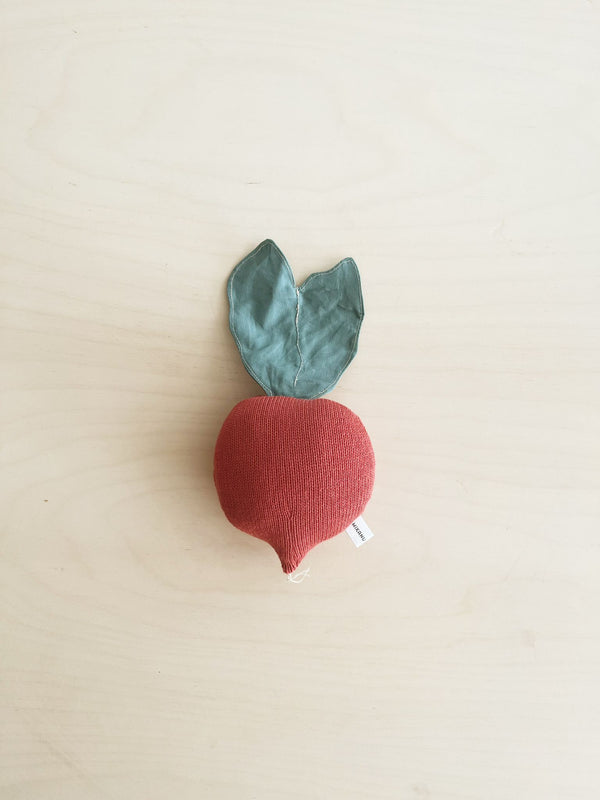Soft Beetroot Rattle 