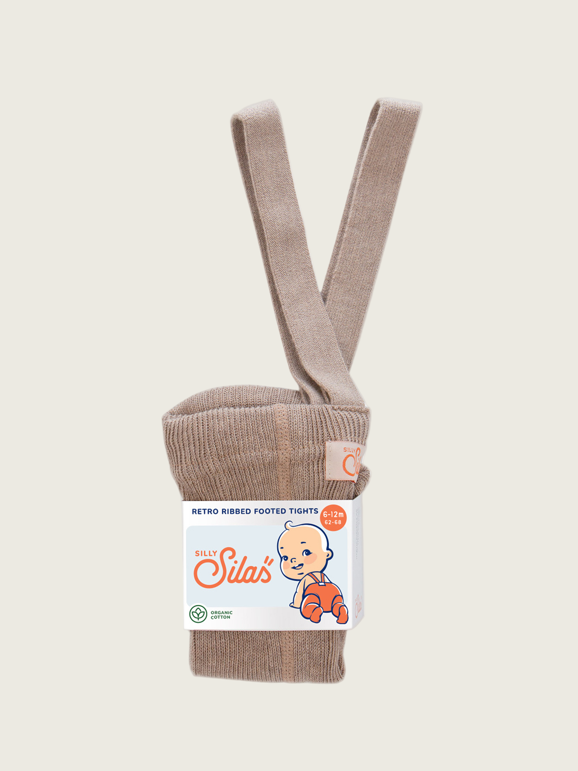 Peanut Blend Footed Tights with Braces ~ Organic Zoo