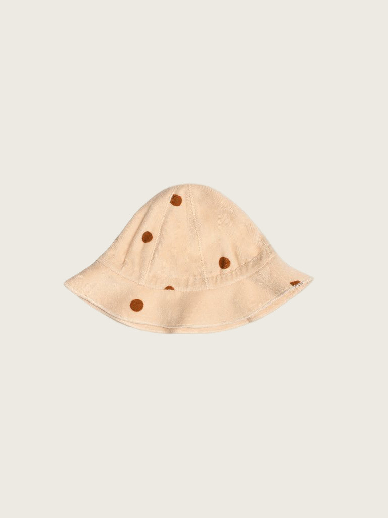 Dots Terry Bucket Sun Hat
