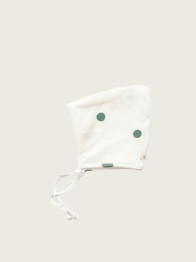 Oat Dots Pixie Bonnet ~ Organic Zoo