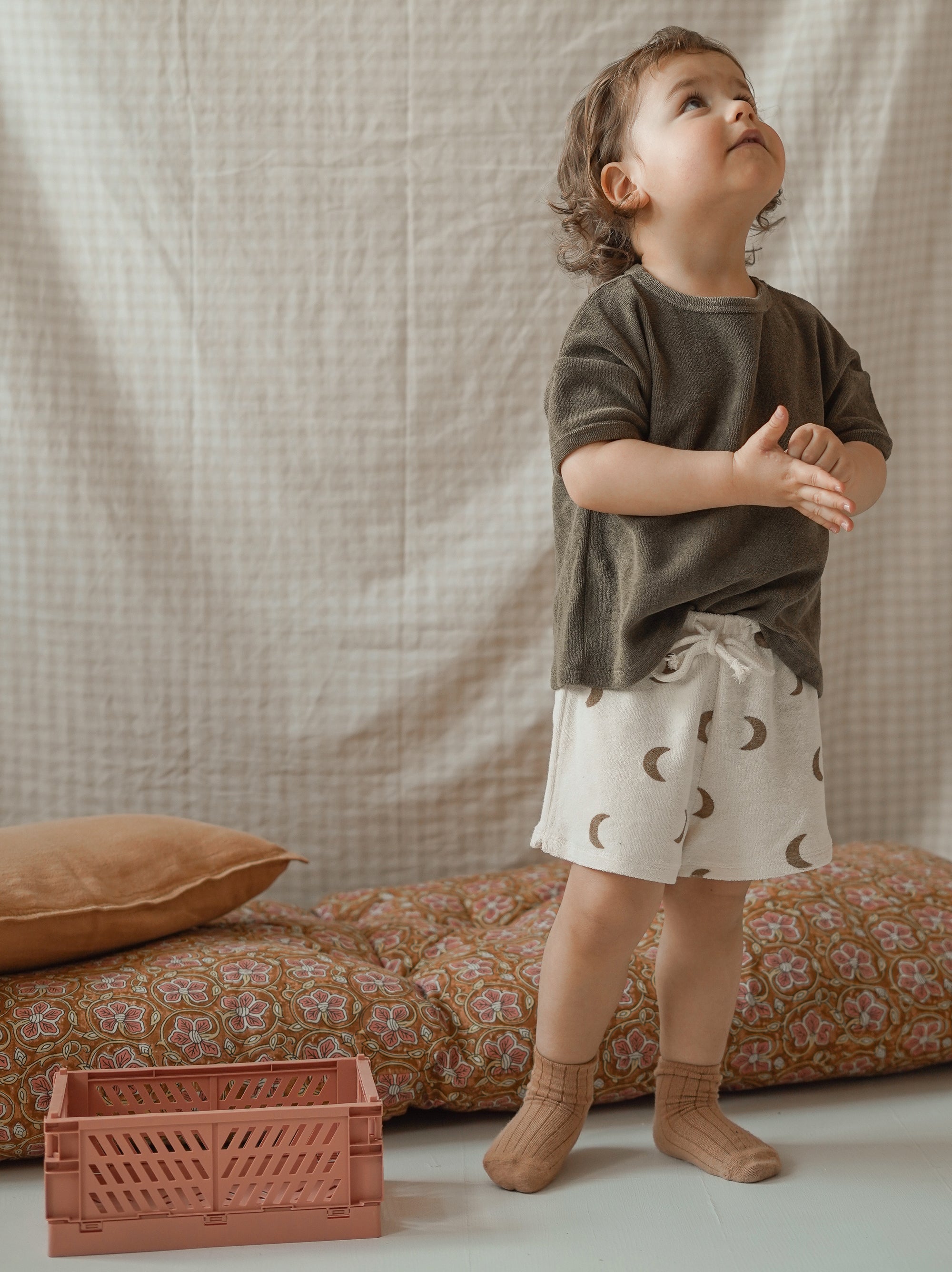 Gold Midnight Terry Rope Shorts