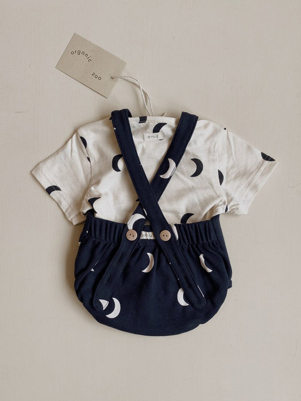 Navy Midnight Bloomers with Braces