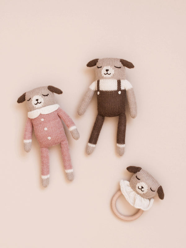 Puppy Soft Toy - Nut Overalls