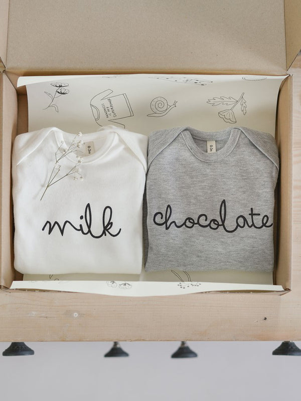 MILK and CHOCOLATE Baby Gift Set