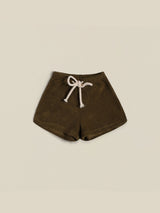 Olive Terry Rope Shorts 